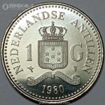 سکه 1 گولدن آنتیل 1980 (مستعمرات هلند)(UNC)