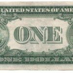 اسکناس 1 دلار کمیاب آمریکا 1935 (مهر آبی)(VF)