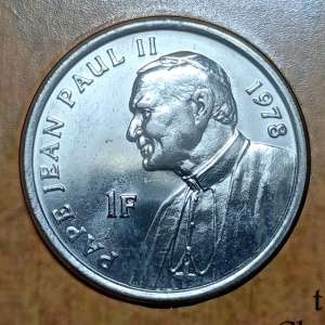 پک سکه های یادبود پاپ کنگو 2004