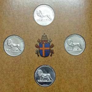 پک سکه های یادبود پاپ کنگو 2004