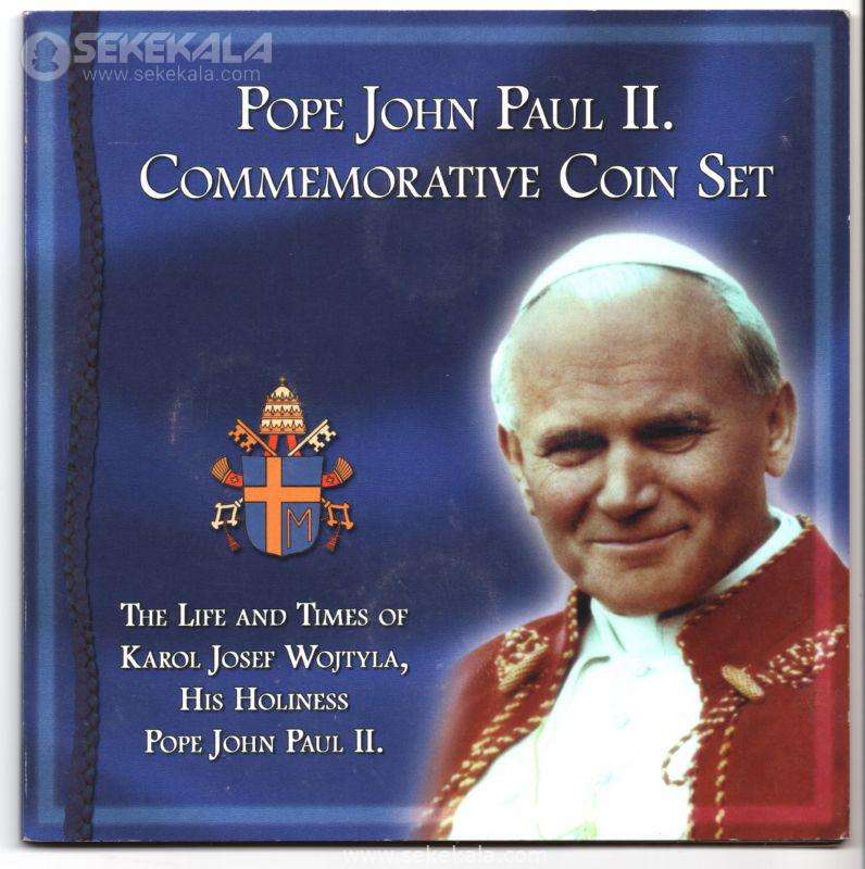 coin collection stoer.www.sekekala.com030119 (8) پک سکه های یادبود پاپ کنگو 2004