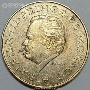 سکه بسیار کمیاب 10 فرانک موناکو 1982