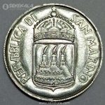 سکه کمیاب 1 لیره سن مارینو 1973 (UNC)