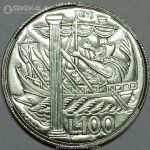 سکه 100 لیره سن مارینو 1973 (UNC)(کمیاب)