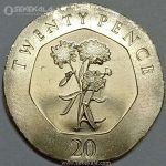 سکه 20 پنس کمیاب جبل الطارق 2016 (UNC)