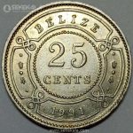 سکه کمیاب 25 سنت بلیز 1991