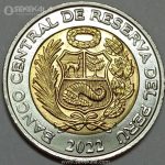 سکه دوفلزی کمیاب 5 سول پرو 2022 (UNC)