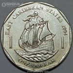 سکه 1 دلار کمیاب کارائیب شرقی ۲۰۰۴