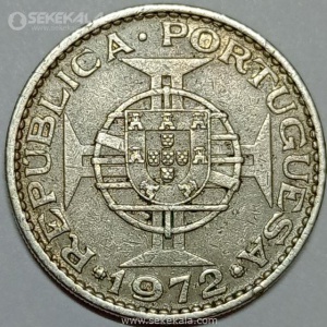 سکه 50 آوس ماکائو مستعمره پرتغال 1972 (بسیار کمیاب)