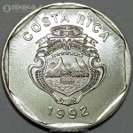 سکه 10 کولون کاستاریکا 1992 (UNC)