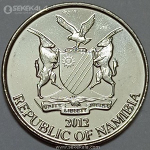 سکه 10 سنت کمیاب نامیبیا 2012 (UNC)