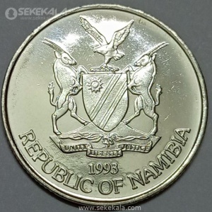 سکه 50 سنت کمیاب نامیبیا 1993 (PF)