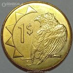 سکه 1 دلار کمیاب نامیبیا 2010 (UNC)