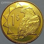 سکه 1 دلار کمیاب نامیبیا 1993 (PF)