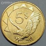 سکه 5 دلار کمیاب نامیبیا 2015 (UNC)