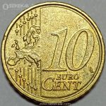 سکه 10 سنت یورو اسلواکی 2009 (AU)