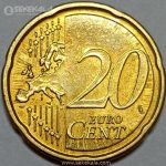سکه 20 سنت یورو اسلواکی 2009 (UNC)
