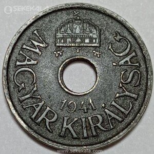 سکه 20 فیلر کمیاب مجارستان 1941