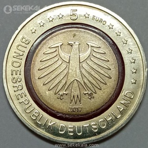 سه آلیاژی 5 یورو یادبودی آلمان 2017 (UNC)(بسیار کمیاب)