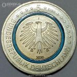 سه آلیاژی 5 یورو یادبودی آلمان 2020 (UNC)(بسیار کمیاب)