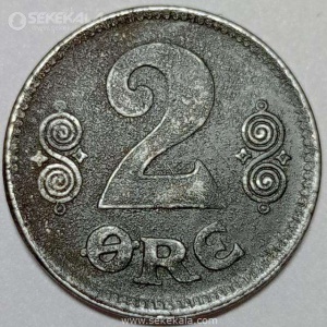 سکه 2 اوره دانمارک 1919 (کریستین دهم)