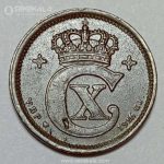 سکه 1 اوره دانمارک 1916 (کریستین دهم)