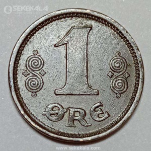 سکه 1 اوره دانمارک 1916 (کریستین دهم)