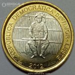 سکه دوفلزی کمیاب 100 سنتاوو تیمور شرقی 2012 (UNC)
