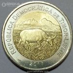 سکه دوفلزی کمیاب 200 سنتاوو تیمور شرقی 2012 (UNC)