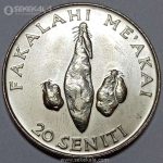 سکه کمیاب 20 سنیتی تونگا 2002 (UNC)