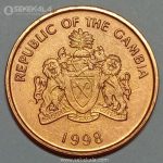 سکه کمیاب باتوت گامبیا 1998 (UNC)