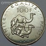 سکه 100 فرانک کمیاب جیبوتی 2013 (UNC)