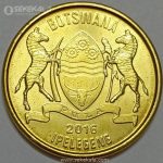 سکه کمیاب 1 پولا بوتسوانا 2016 (UNC)