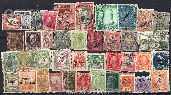 تعداد 40 عدد تمبر خارجی کمیاب (بدون تکرار) تعداد 40 عدد تمبر خارجی کمیاب (بدون تکرار)