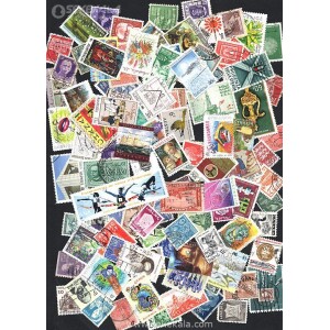 تعداد 100 عدد تمبر خارجی متنوع (مهر خورده) بدون تکرار