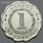 سکه 1 سنت کمیاب بلیز 2010 (UNC)