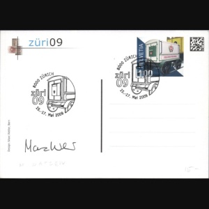 کارت پستال یادبود ۷۵ سالگی ناوا زوریخ ۱۹۳۴-۲۰۰۹