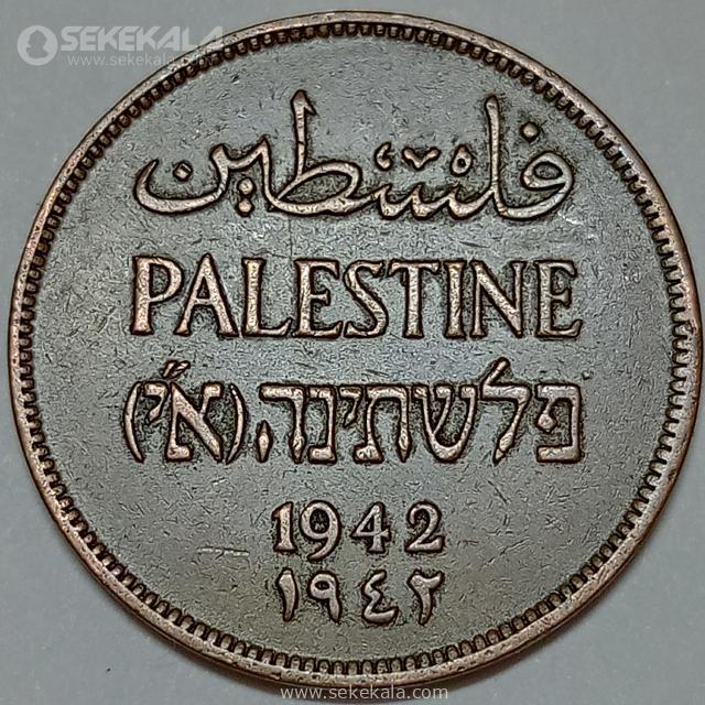 Online store selling rare collectible coins.www.sekekala.com040201 (98) سکه 2 مل کمیاب فلسطین 1942