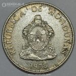 سکه 20 سنتاوو کمیاب هندوراس 1978