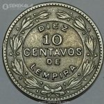 سکه 10 سنتاوو کمیاب هندوراس 1956