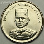 سکه کمیاب 5 سن برونئی 2006 (حسن البلقیه)(UNC)