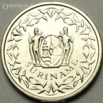سکه کمیاب 10 سنت سورینام 2021 (UNC)