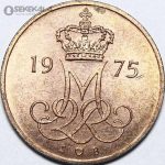 سکه 5 اوره دانمارک 1975 (AU)