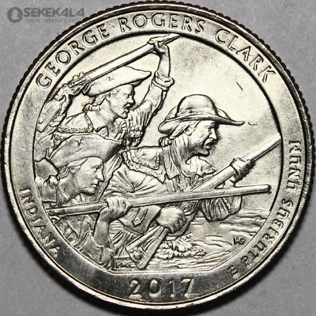 coin collection store.www.sekekala.com040404 (193) سکه کوارتر (25 سنت) یادبودی آمریکا 2017 D