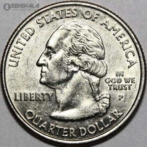 سکه کوارتر (25 سنت) ایالتی آمریکا 2007 P