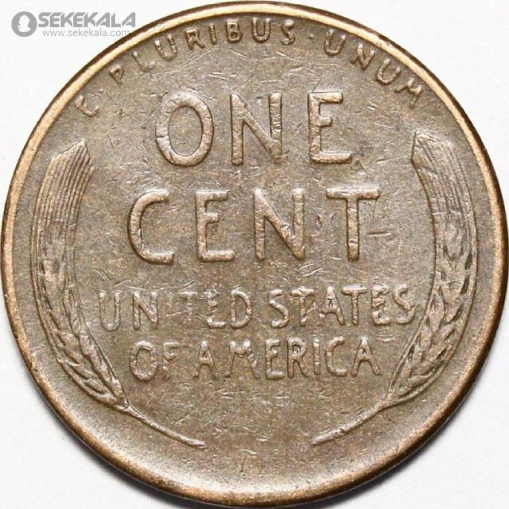 سکه 1 سنت قدیمی لینکلن آمریکا 1949 S