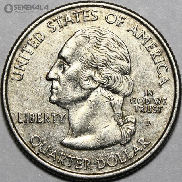 coin collection store.www.sekekala.com040404 (82) سکه کوارتر (25 سنت) ایالتی آمریکا 2000 D