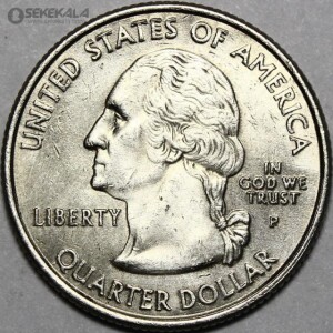 سکه کوارتر (25 سنت) ایالتی آمریکا 2000 P
