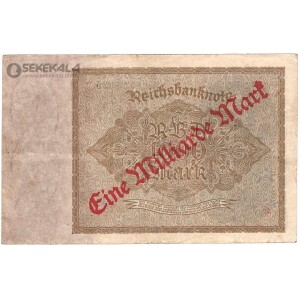 اسکناس 1000 مارک آلمان (وایمار) 1922 (VF)