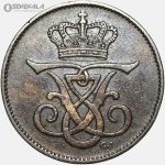 سکه قدیمی 2 اوره دانمارک 1912 (شاه فردریک هشتم)